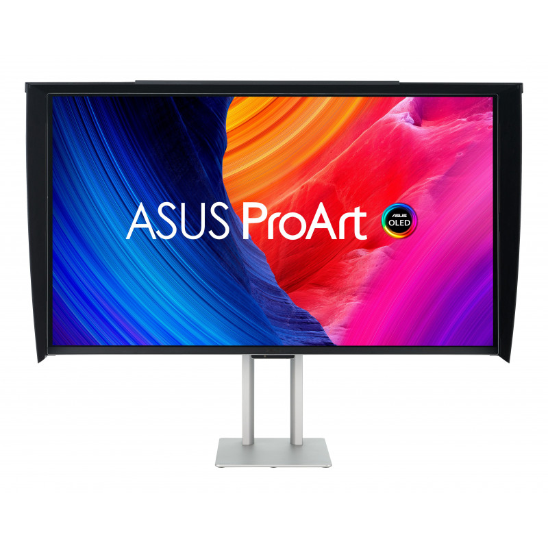 ASUS ProArt OLED PA32UCDMR-K tietokoneen litteä näyttö 80 cm (31.5") 3840 x 2160 pikseliä 4K Ultra HD QD-OLED Musta, Hopea