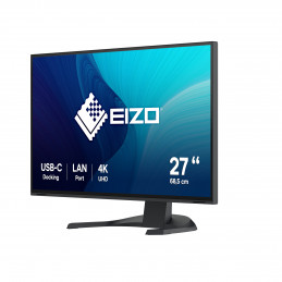 EIZO FlexScan EV2740X-BK tietokoneen litteä näyttö 68,6 cm (27") 3840 x 2160 pikseliä 4K Ultra HD LCD Musta