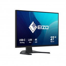 EIZO FlexScan EV2740X-BK tietokoneen litteä näyttö 68,6 cm (27") 3840 x 2160 pikseliä 4K Ultra HD LCD Musta