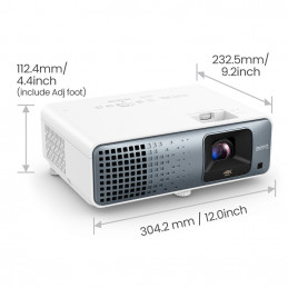 BenQ TK710 Vakioprojektori 3200 ANSI lumenia DLP UHD 4K (3840x2160) 3D Musta, Valkoinen