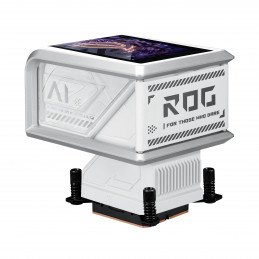 ASUS ROG RYUO IV 360 ARGB WHT Suoritin All-in-one-nesteenjäähdytin 12 cm Valkoinen
