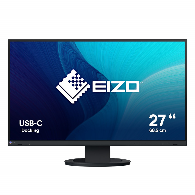 EIZO FlexScan EV2720S-BK tietokoneen litteä näyttö 68,6 cm (27") 2560 x 1440 pikseliä Quad HD LCD Musta