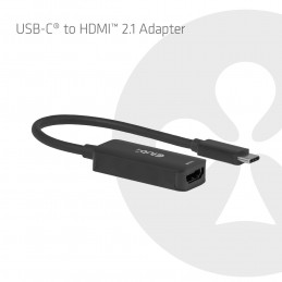 CLUB3D CAC-2505 videokaapeli-adapteri 0,12 m USB Type-C HDMI + USB Musta