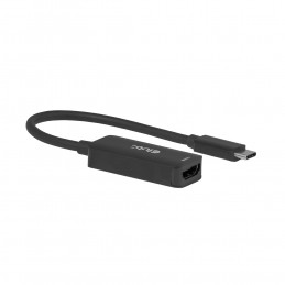 CLUB3D CAC-2505 videokaapeli-adapteri 0,12 m USB Type-C HDMI + USB Musta