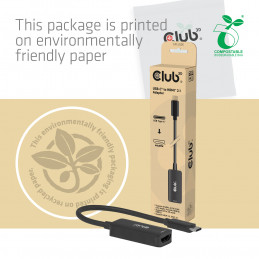 CLUB3D CAC-2505 videokaapeli-adapteri 0,12 m USB Type-C HDMI + USB Musta