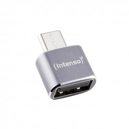 Intenso 7600113 kaapelin sukupuolenvaihtaja USB-A USB-C Antrasiitti