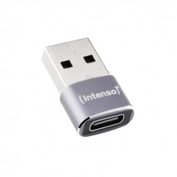 Intenso 7600013 kaapelin sukupuolenvaihtaja USB-C USB-A Antrasiitti