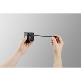 Intenso 7806520 virta-adapteri ja vaihtosuuntaaja Sisätila 65 W Musta