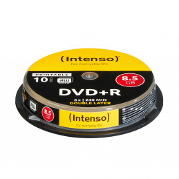 Intenso 1x10 DVD+R 8.5GB 8x Double Layer printable 8,5 GB DVD+R DL 10 kpl