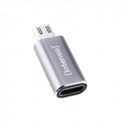 Intenso 7600213 kaapelin sukupuolenvaihtaja USB-C microUSB Antrasiitti