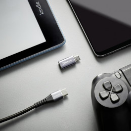 Intenso 7600213 kaapelin sukupuolenvaihtaja USB-C microUSB Antrasiitti