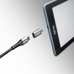 Intenso 7600213 kaapelin sukupuolenvaihtaja USB-C microUSB Antrasiitti