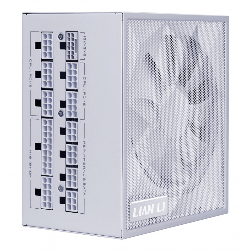 Lian Li SX0850P virtalähdeyksikkö 850 W 20+4 pin ATX ATX Valkoinen