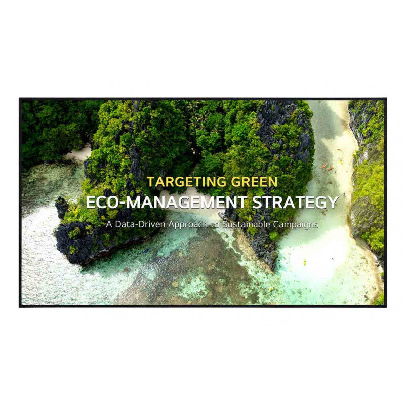 LG 50UL3Q-E infonäyttö Digitaalinen litteä infotaulu 127 cm (50") LED Wi-Fi 350 cd m² 4K Ultra HD Musta WebOS 16 7