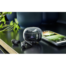 Intenso Buds Earphone Plus T310AE Black Kuulokkeet True Wireless Stereo (TWS) In-ear Puhelut Musiikki Urheilu Päivittäinen USB
