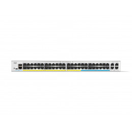 Cisco Catalyst C1300-48MGP-4X verkkokytkin Hallittu L2 L3 Gigabit Ethernet (10 100 1000) Power over Ethernet -tuki Harmaa