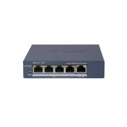 Hikvision DS-3E1505P-EI verkkokytkin Hallittu Gigabit Ethernet (10 100 1000) Power over Ethernet -tuki Harmaa