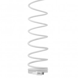 CLUB3D CLUB 3D USB-C Magnetic-Coil Cable White USB-kaapeli 2 m USB C Valkoinen