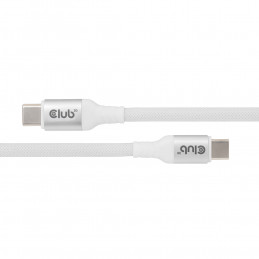 CLUB3D CLUB 3D USB-C Magnetic-Coil Cable White USB-kaapeli 2 m USB C Valkoinen