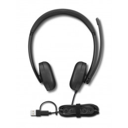Lenovo VoIP Headset 5000 Kuulokkeet Langallinen Pääpanta Toimisto puhelukeskus USB Type-C Musta