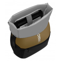 Lenovo GX41U39298 laukku kannettavalle tietokoneelle 40,6 cm (16") Reppu Musta, Keltainen