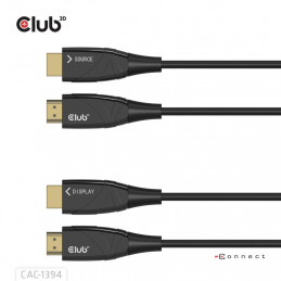CLUB3D CAC-1394 HDMI-kaapeli 100 m HDMI-tyyppi A (vakio) Musta
