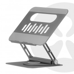 CLUB3D Säädettävä alumiininen kannettavan tietokoneen teline USB-C®-keskittimellä