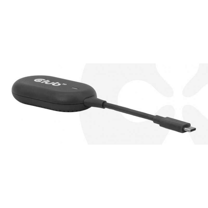 CLUB3D CSV-2570 AV-signaalin jatkaja AV-lähetin ja -vastaanotin Musta