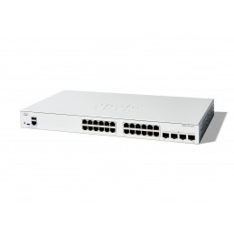 Cisco C1300-24T-4G verkkokytkin Hallittu L2 L3 Gigabit Ethernet (10 100 1000) Valkoinen