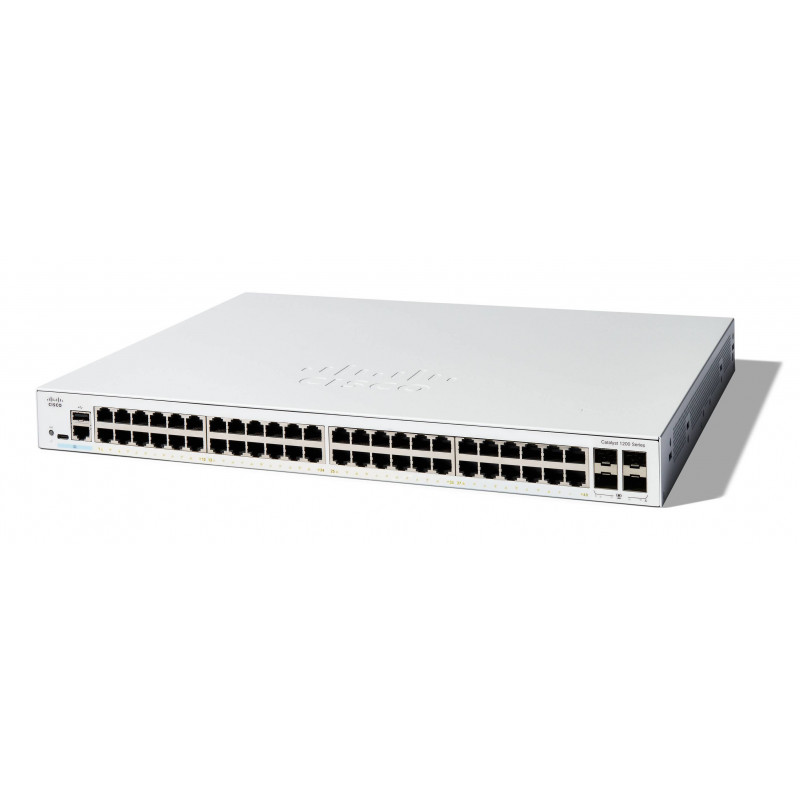 Cisco C1200-48T-4G verkkokytkin Hallittu L2 L3 Gigabit Ethernet (10 100 1000) Valkoinen