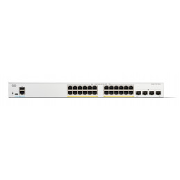 Cisco Catalyst 1200 Hallittu L2 Gigabit Ethernet (10 100 1000) Power over Ethernet -tuki 1U Valkoinen