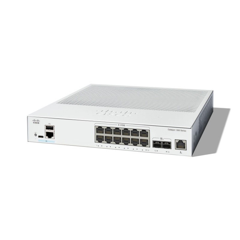 Cisco Catalyst C1300-12XT-2X verkkokytkin Hallittu L2 L3 Harmaa