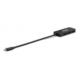 CLUB3D CSV-1553 keskitin USB Type-C Musta
