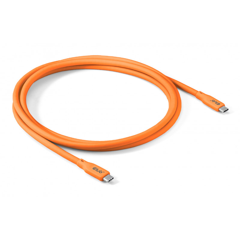CLUB3D USB C cable orange