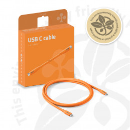CLUB3D USB C cable orange