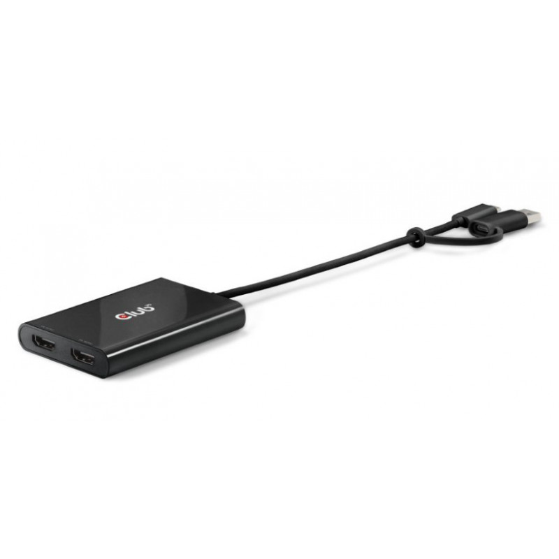 CLUB3D CSV-1475 videohaaroitin USB Type-C 2x HDMI