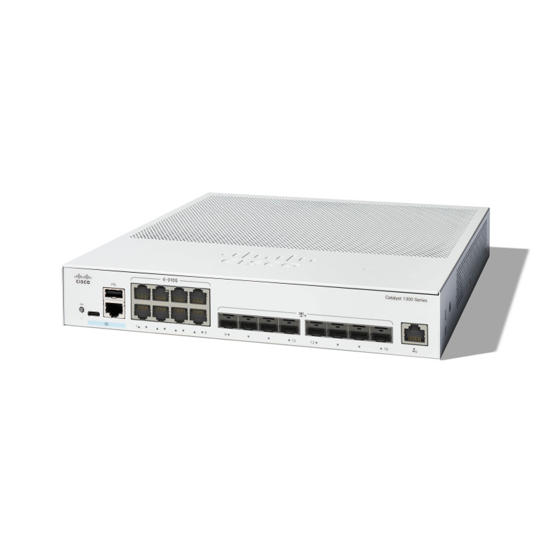 Cisco Catalyst C1300-16XTS verkkokytkin Hallittu L2 L3 Harmaa