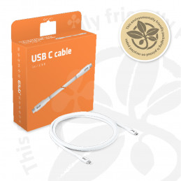 CLUB3D CAC-3001 USB-kaapeli USB4 Gen 2x2 2 m USB C Valkoinen