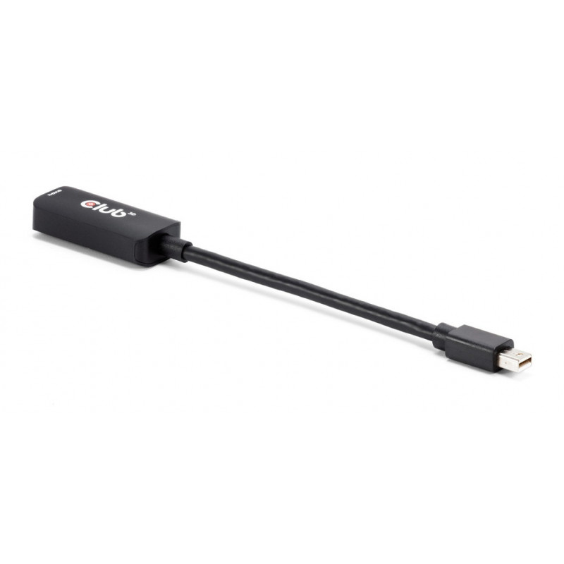 CLUB3D CAC-1188 videokaapeli-adapteri 0,09 m Mini DisplayPort HDMI Musta