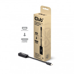CLUB3D CAC-1188 videokaapeli-adapteri 0,09 m Mini DisplayPort HDMI Musta