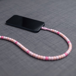 CLUB3D USB-C® Beaded Cable Pink
