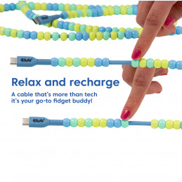 CLUB3D CAC-3011 USB-kaapeli 2 m USB C Sininen, Vihreä