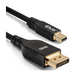 CLUB3D CAC-1116 DisplayPort-kaapeli 1 m Mini DisplayPort Musta