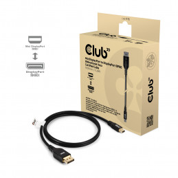CLUB3D CAC-1116 DisplayPort-kaapeli 1 m Mini DisplayPort Musta