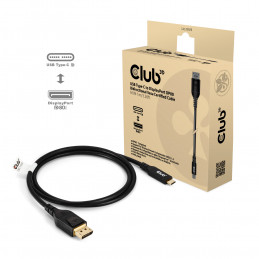 CLUB3D CAC-1559 videokaapeli-adapteri 1 m USB Type-C DisplayPort Musta