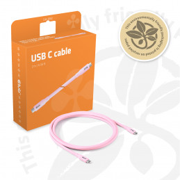 CLUB3D CAC-3002 USB-kaapeli USB4 Gen 2x2 2 m USB C Vaaleanpunainen