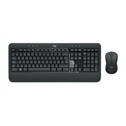 Logitech 920-008683 näppäimistö Sisältää hiiren Universaali Langaton RF QWERTY Pohjoismainen Musta