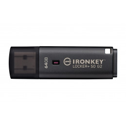 Kingston Technology IronKey 64 Gt Locker Plus 50 G2, FIPS 197, AES-256