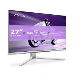 Philips Evnia 8000 27M2N8500 00 tietokoneen litteä näyttö 67,3 cm (26.5") 2560 x 1440 pikseliä Quad HD QD-OLED Valkoinen