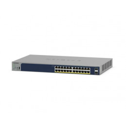 NETGEAR GS724TPv3 Hallittu L2 Gigabit Ethernet (10 100 1000) Power over Ethernet -tuki Harmaa